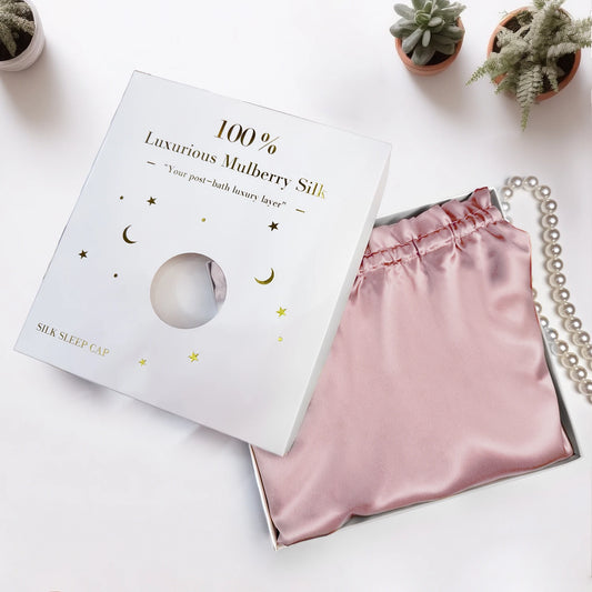Bonnet de Sommeil en Soie 100% Naturelle